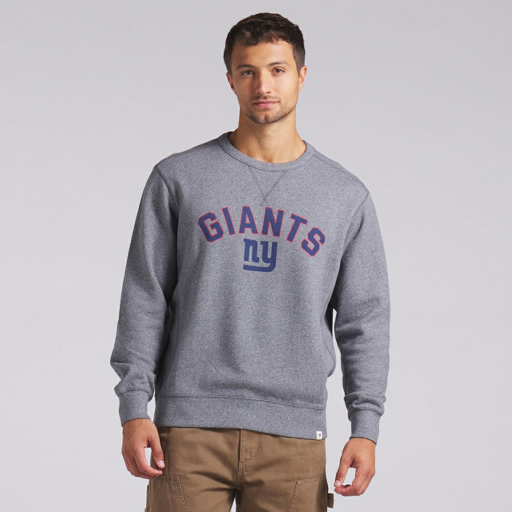 New York Giants Loop Terry Pullover Sweatshirt - Heather Gray - Fanatics
