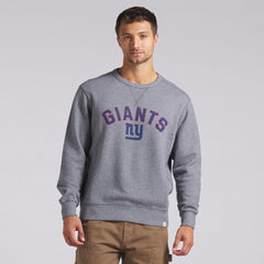 New York Giants Loop Terry Pullover Sweatshirt - Heather Gray - Fanatics