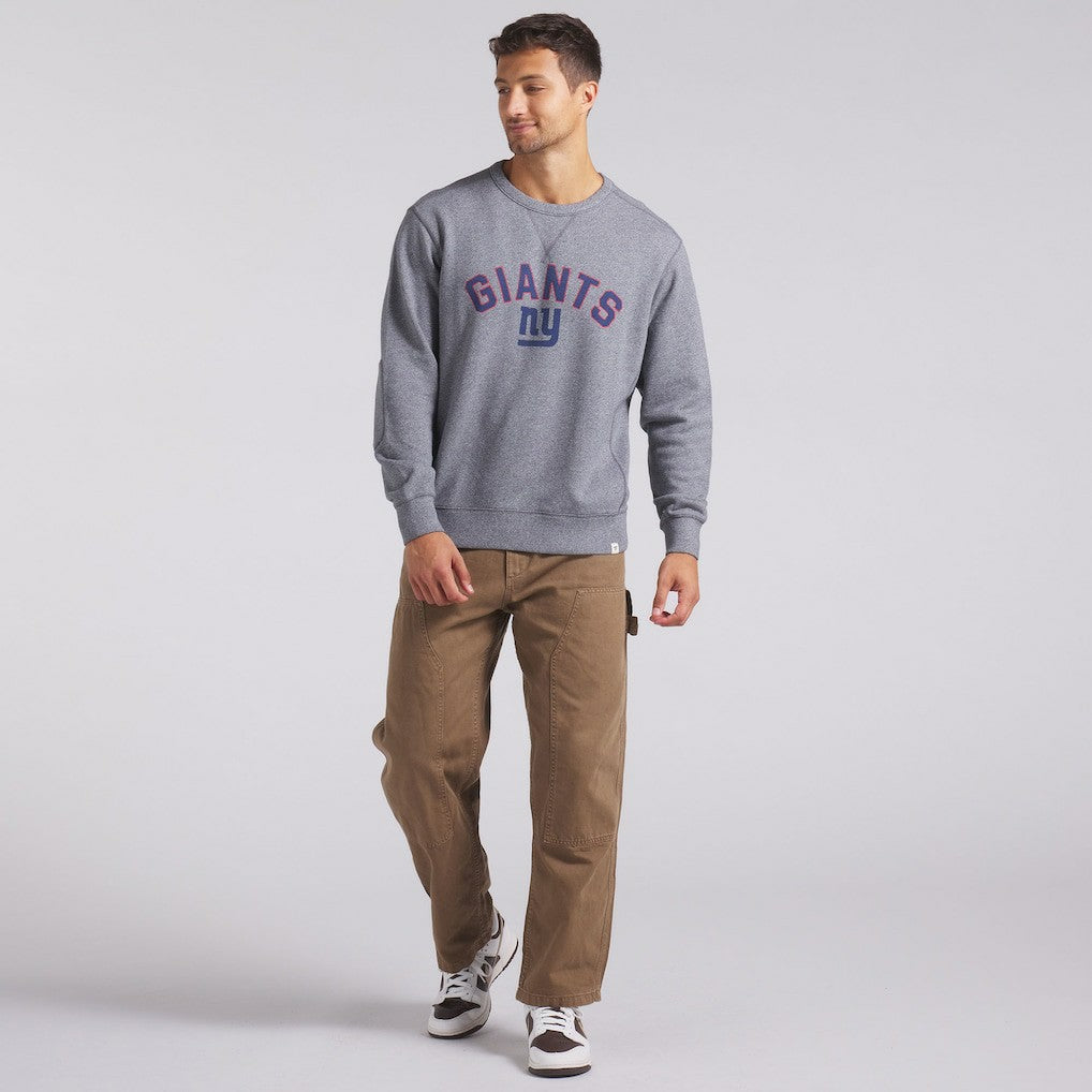 New York Giants Loop Terry Pullover Sweatshirt - Heather Gray - Fanatics