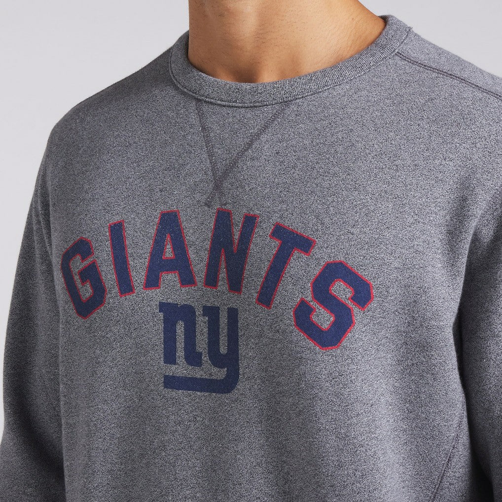 New York Giants Loop Terry Pullover Sweatshirt - Heather Gray - Fanatics