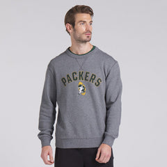 Green Bay Packers Loop Terry Pullover Sweatshirt - Heather Gray - Fanatics