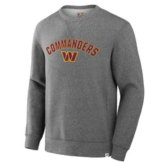 Washington Commanders Loop Terry Pullover Sweatshirt - Heather Gray - Fanatics