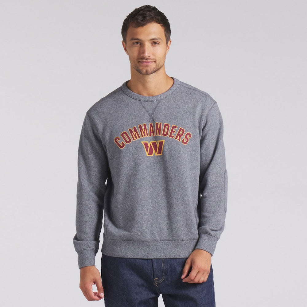 Washington Commanders Loop Terry Pullover Sweatshirt - Heather Gray - Fanatics