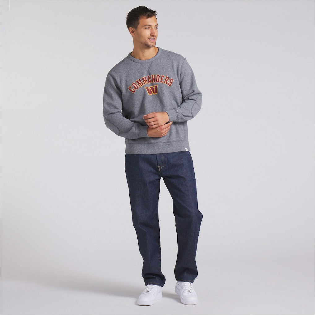 Washington Commanders Loop Terry Pullover Sweatshirt - Heather Gray - Fanatics