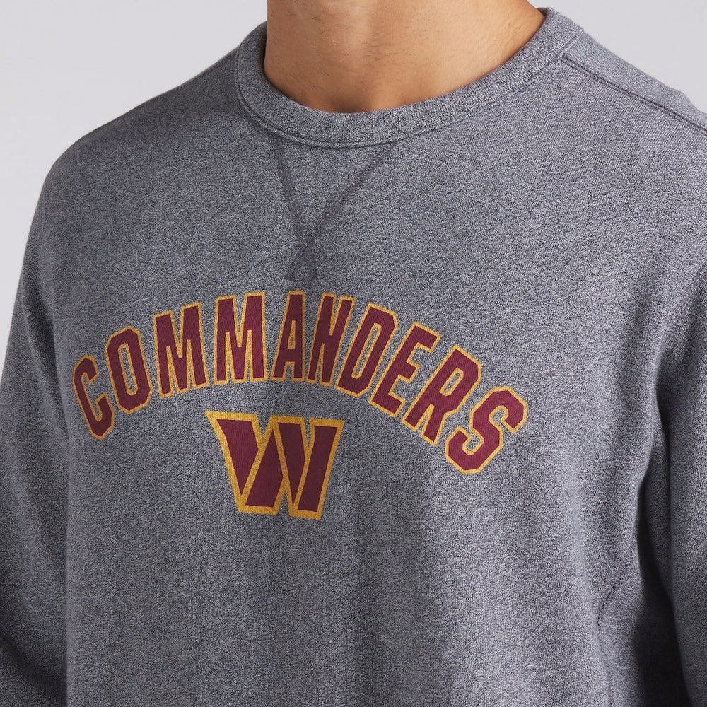 Washington Commanders Loop Terry Pullover Sweatshirt - Heather Gray - Fanatics