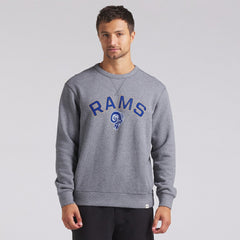 Los Angeles Rams Loop Terry Pullover Sweatshirt - Heather Gray - Fanatics