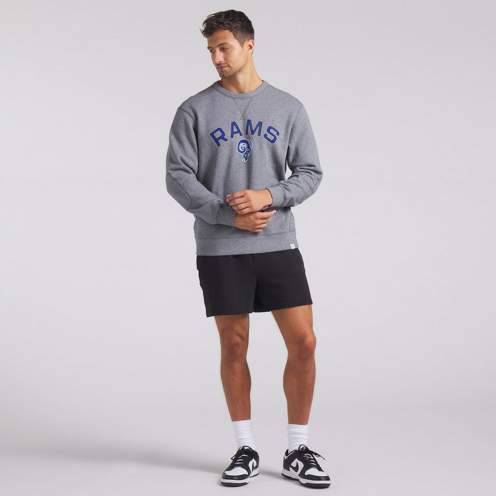Los Angeles Rams Loop Terry Pullover Sweatshirt - Heather Gray - Fanatics