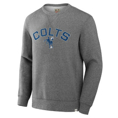 Indianapolis Colts Loop Terry Pullover Sweatshirt - Heather Gray - Fanatics