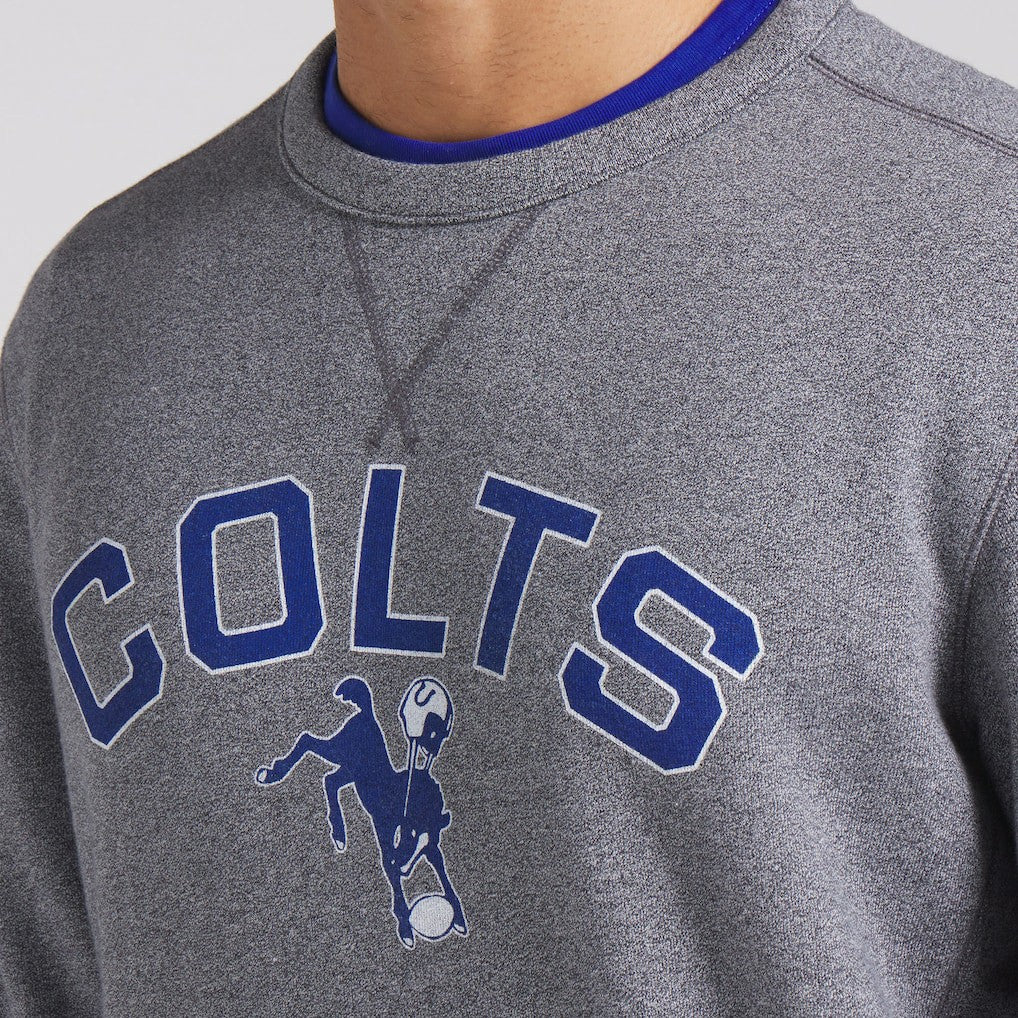 Indianapolis Colts Loop Terry Pullover Sweatshirt - Heather Gray - Fanatics