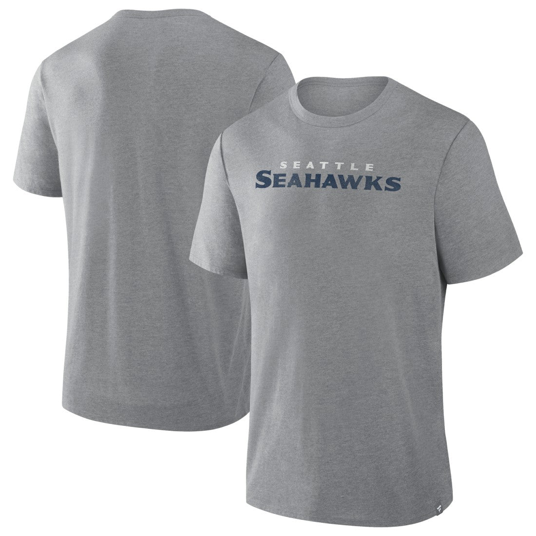 Seattle Seahawks Pass Rush Tri-Blend T-Shirt - Heather Gray - Fanatics