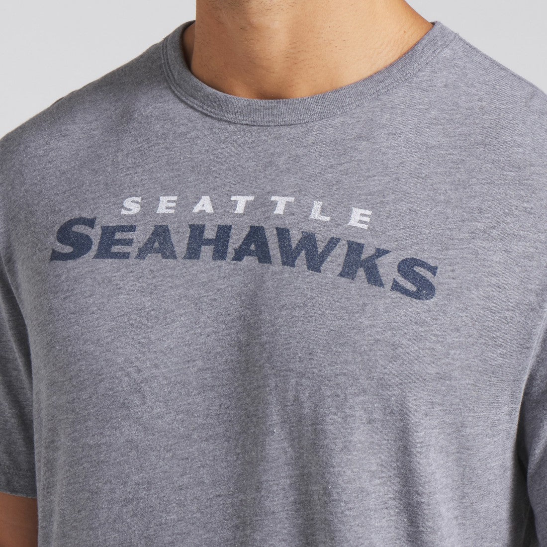 Seattle Seahawks Pass Rush Tri-Blend T-Shirt - Heather Gray - Fanatics