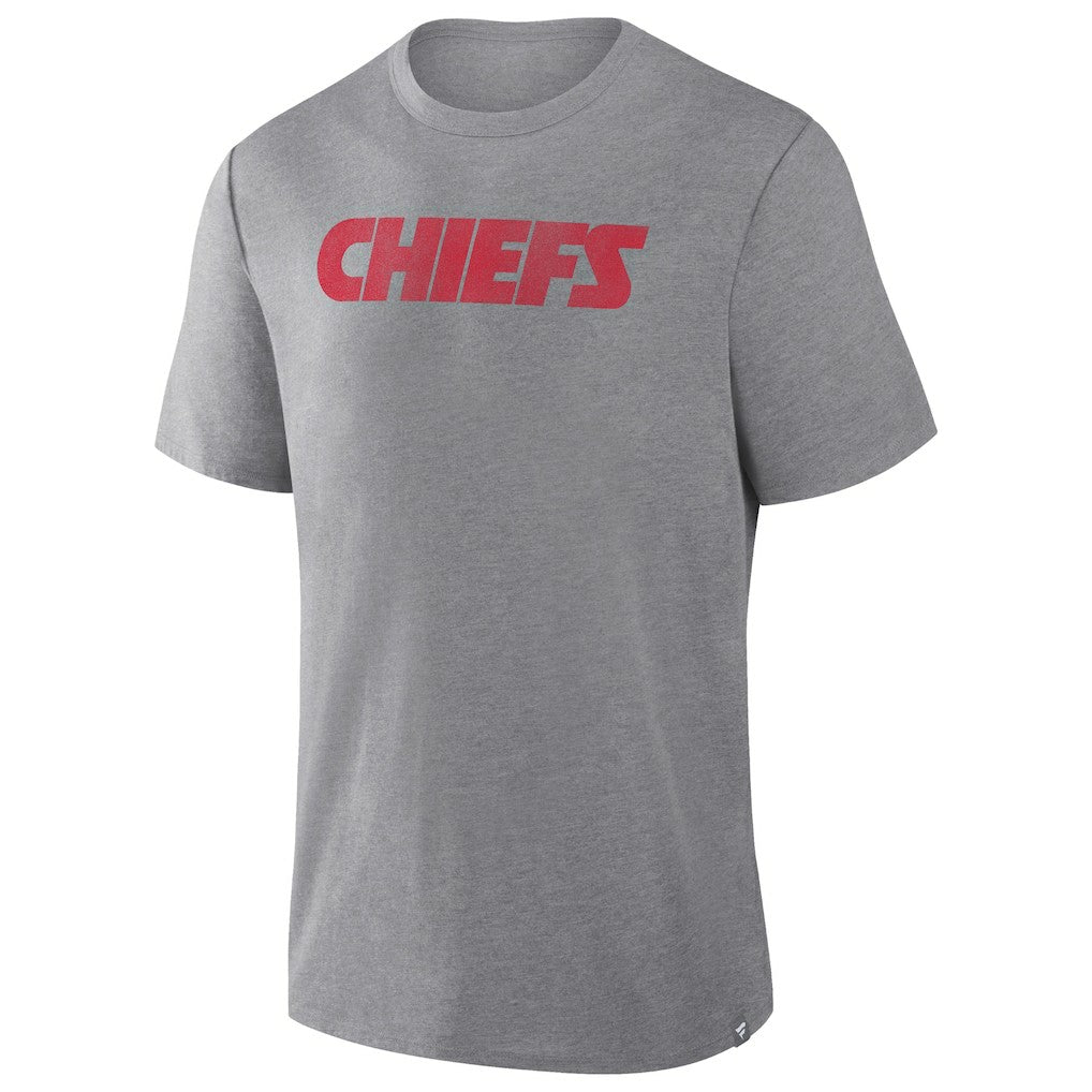 Kansas City Chiefs Pass Rush Tri-Blend T-Shirt - Heather Gray - Fanatics