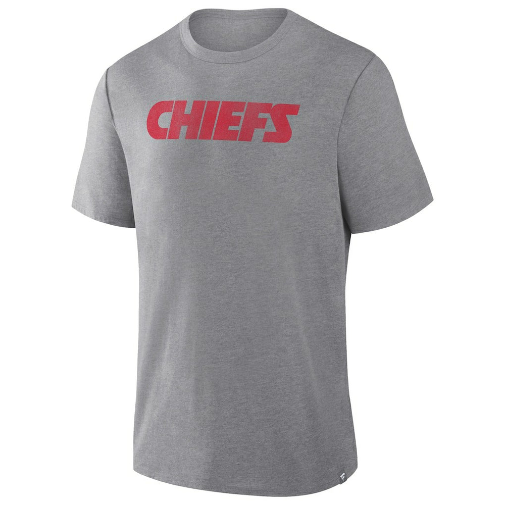Kansas City Chiefs Pass Rush Tri-Blend T-Shirt - Heather Gray - Fanatics
