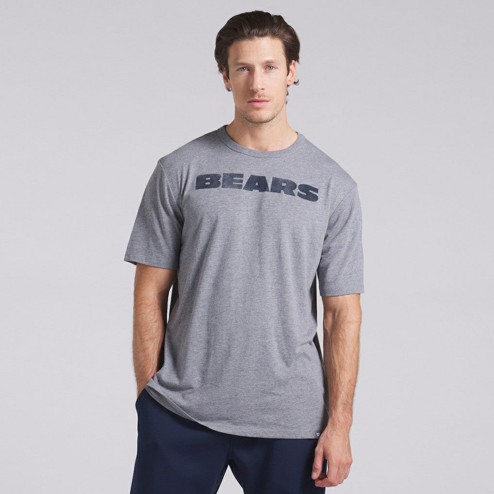 Chicago Bears Pass Rush Tri-Blend T-Shirt - Heather Gray - Fanatics