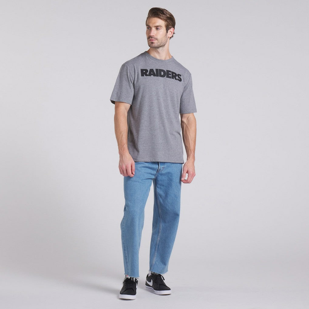 Las Vegas Raiders Pass Rush Tri-Blend T-Shirt - Heather Gray - Fanatics
