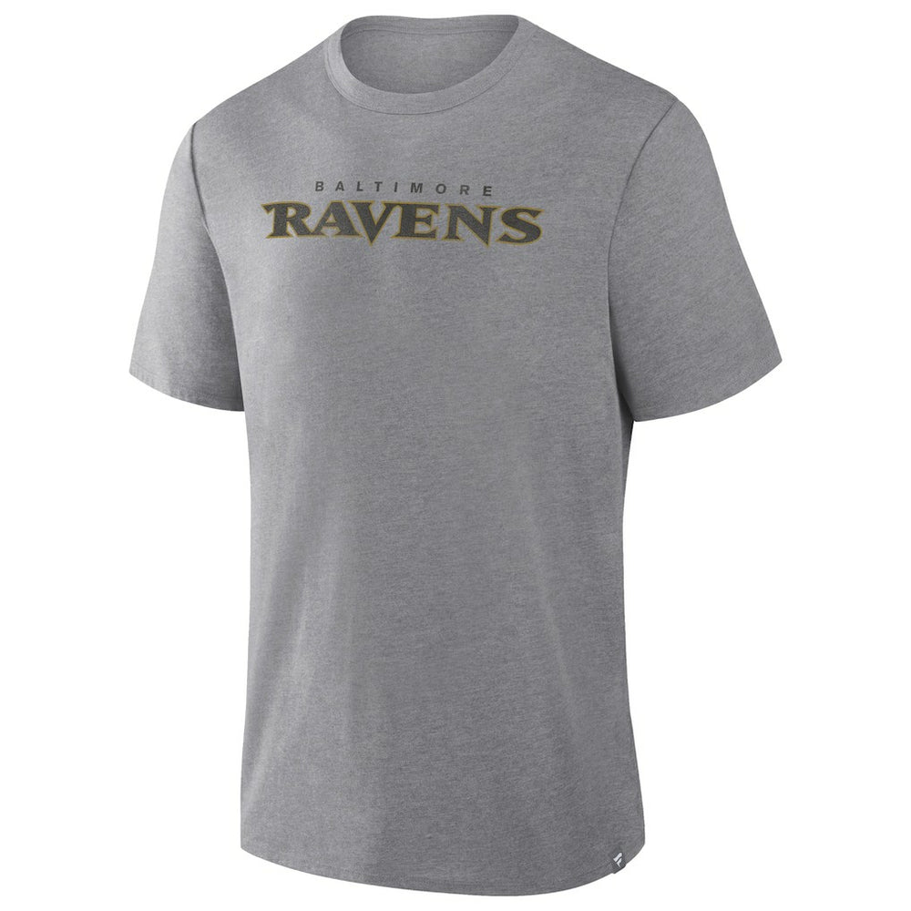 Baltimore Ravens Pass Rush Tri-Blend T-Shirt - Heather Gray - Fanatics