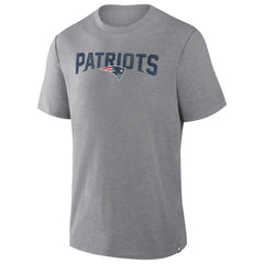 New England Patriots Pass Rush Tri-Blend T-Shirt - Heather Gray - Fanatics