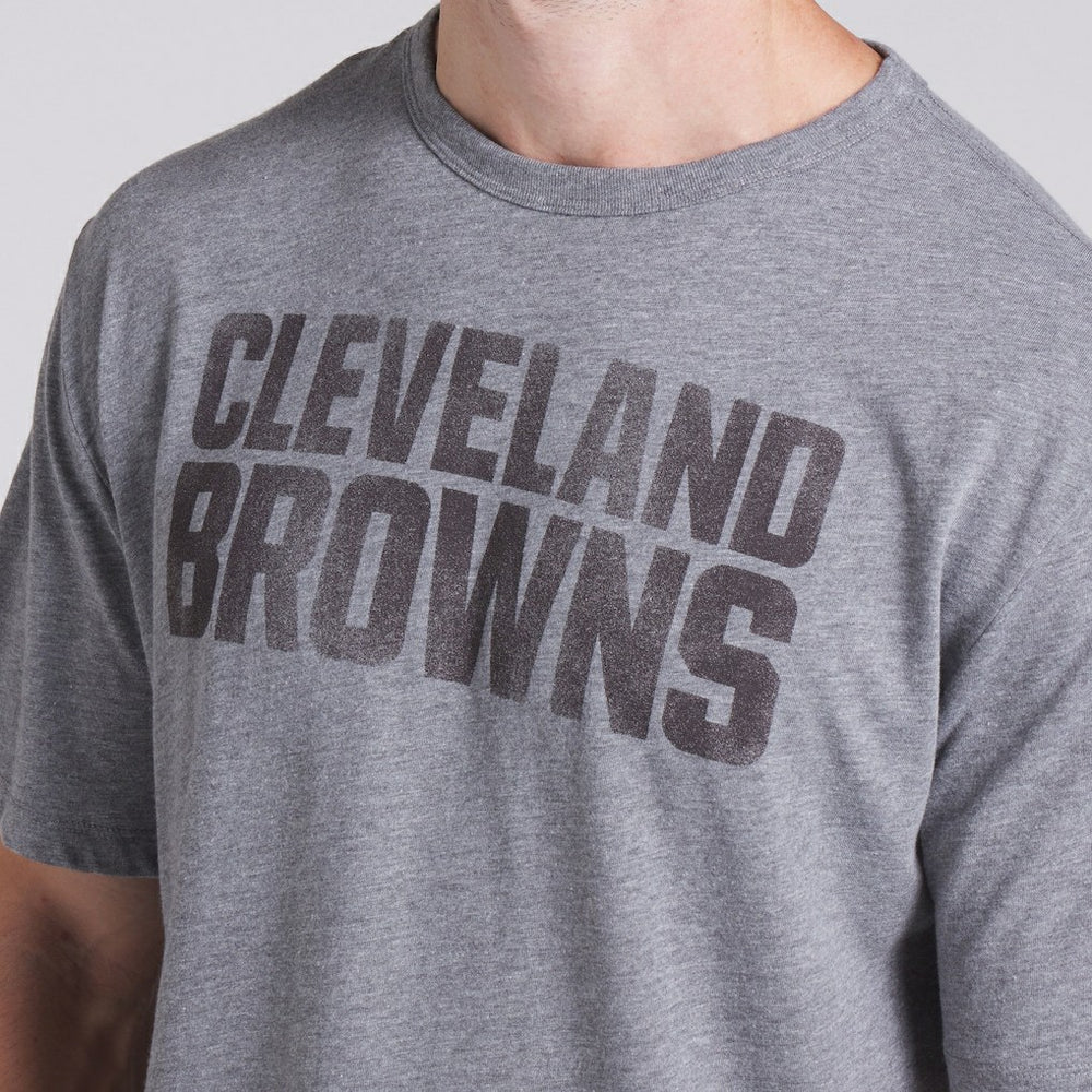 Cleveland Browns Pass Rush Tri-Blend T-Shirt - Heather Gray - Fanatics