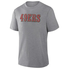 San Francisco 49ers Pass Rush Tri-Blend T-Shirt - Heather Gray - Fanatics