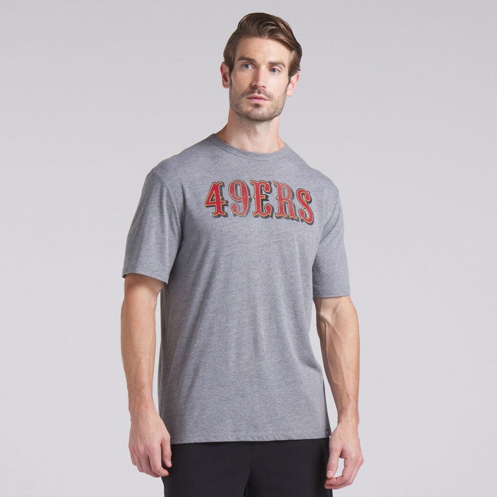 San Francisco 49ers Pass Rush Tri-Blend T-Shirt - Heather Gray - Fanatics