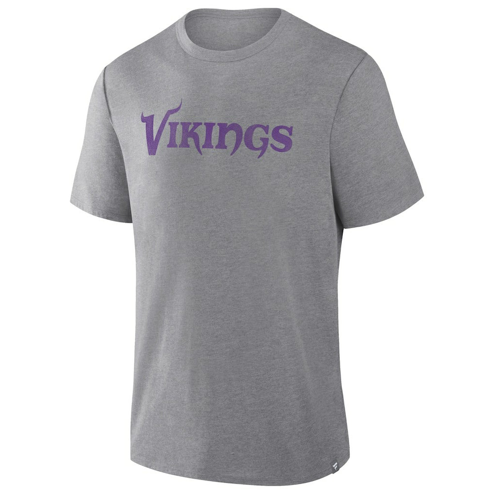 Minnesota Vikings Pass Rush Tri-Blend T-Shirt - Heather Gray - Fanatics