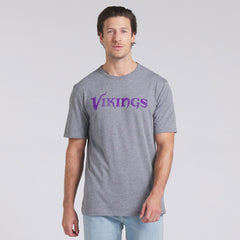 Minnesota Vikings Pass Rush Tri-Blend T-Shirt - Heather Gray - Fanatics