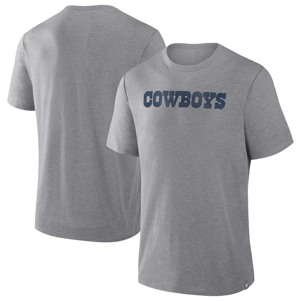 Dallas Cowboys Pass Rush Tri-Blend T-Shirt - Heather Gray - Fanatics