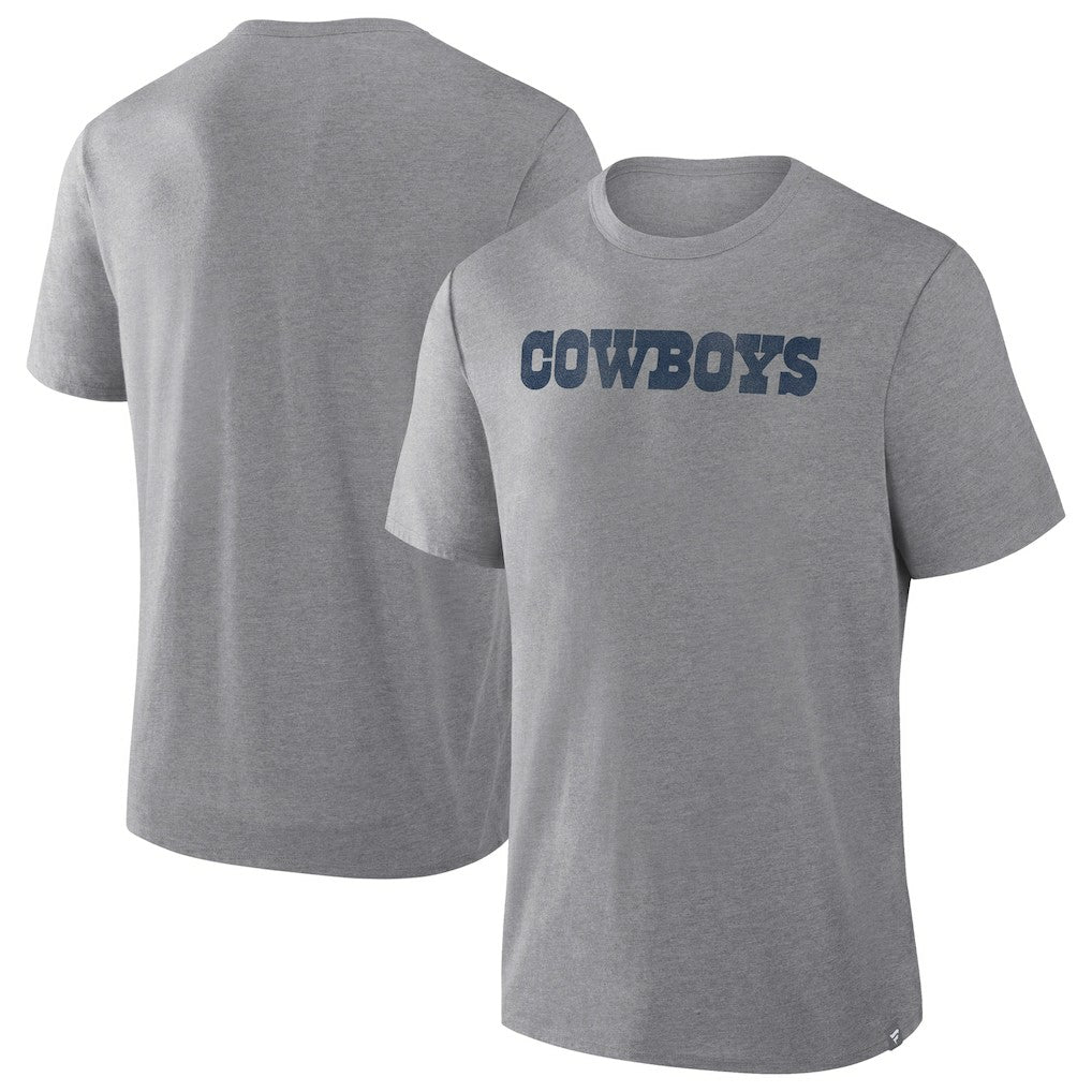 Dallas Cowboys Pass Rush Tri-Blend T-Shirt - Heather Gray - Fanatics