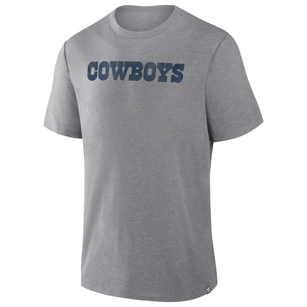 Dallas Cowboys Pass Rush Tri-Blend T-Shirt - Heather Gray - Fanatics