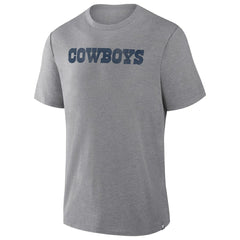 Dallas Cowboys Pass Rush Tri-Blend T-Shirt - Heather Gray - Fanatics