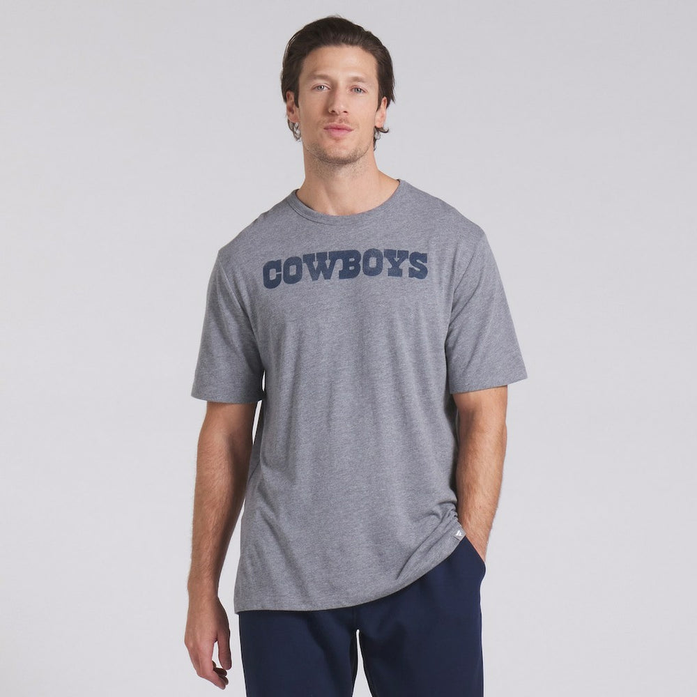 Dallas Cowboys Pass Rush Tri-Blend T-Shirt - Heather Gray - Fanatics
