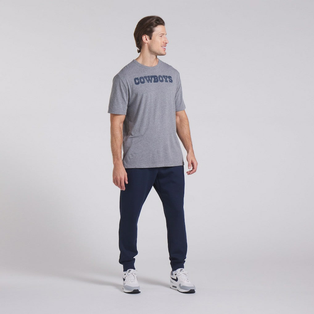 Dallas Cowboys Pass Rush Tri-Blend T-Shirt - Heather Gray - Fanatics