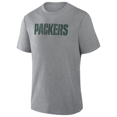 Green Bay Packers Pass Rush Tri-Blend T-Shirt - Heather Gray - Fanatics