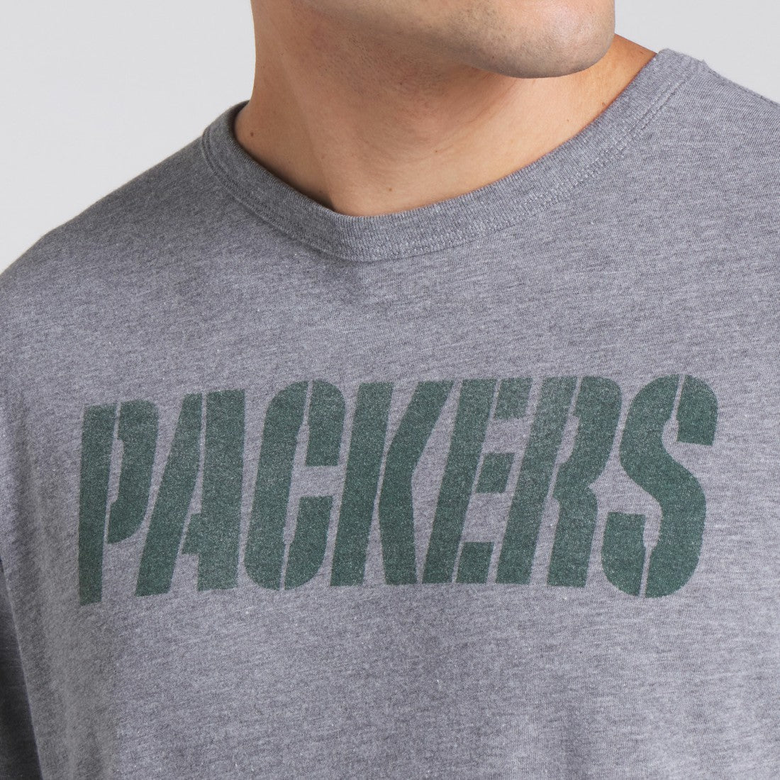Green Bay Packers Pass Rush Tri-Blend T-Shirt - Heather Gray - Fanatics