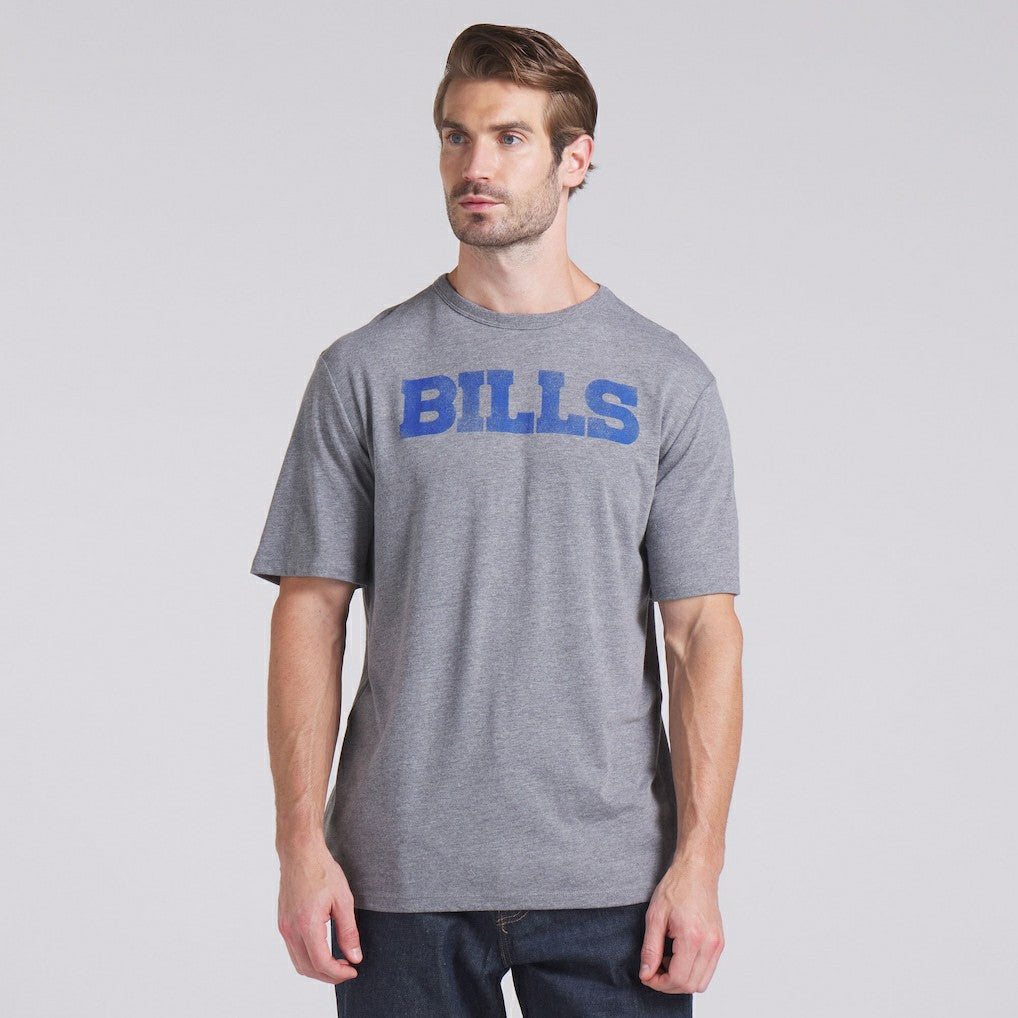 Buffalo Bills Pass Rush Tri-Blend T-Shirt - Heather Gray - Fanatics