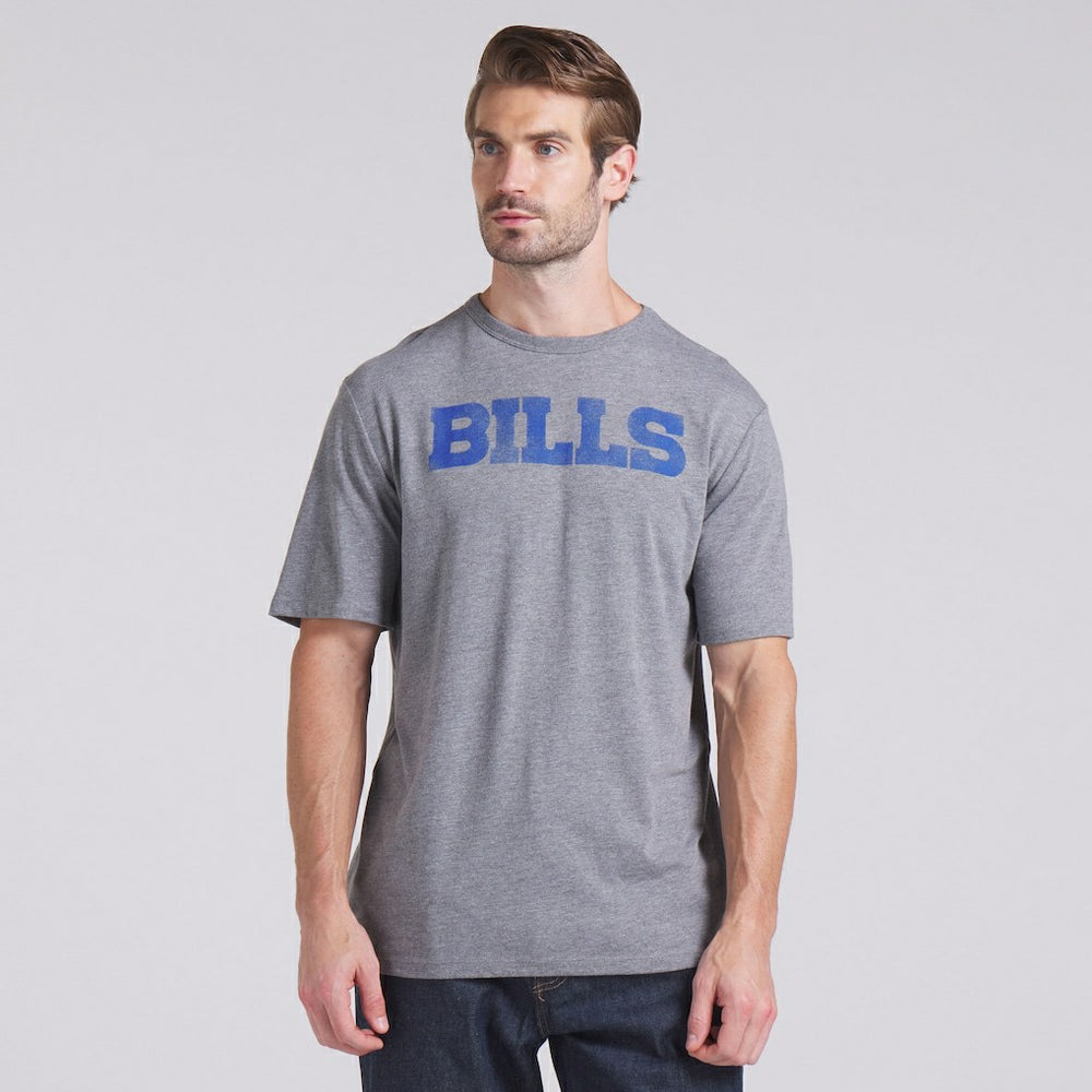 Buffalo Bills Pass Rush Tri-Blend T-Shirt - Heather Gray - Fanatics