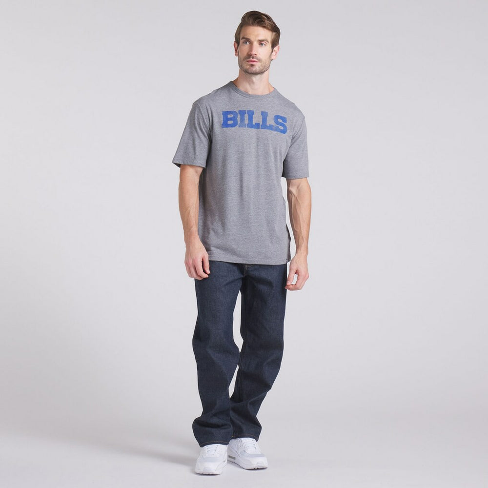 Buffalo Bills Pass Rush Tri-Blend T-Shirt - Heather Gray - Fanatics