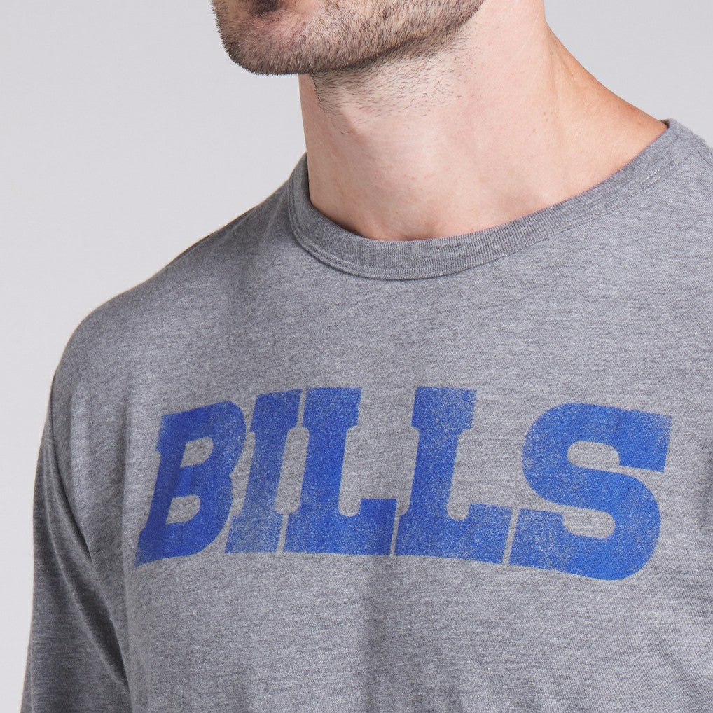 Buffalo Bills Pass Rush Tri-Blend T-Shirt - Heather Gray - Fanatics