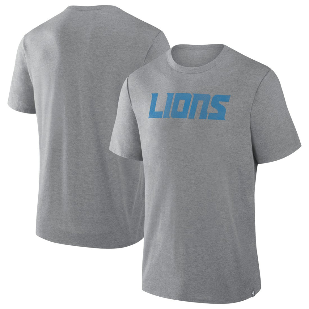 Detroit Lions Pass Rush Tri-Blend T-Shirt - Heather Gray - Fanatics
