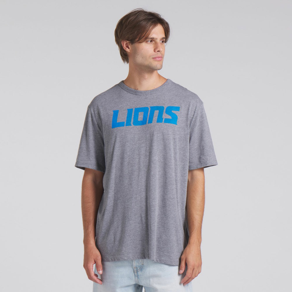 Detroit Lions Pass Rush Tri-Blend T-Shirt - Heather Gray - Fanatics
