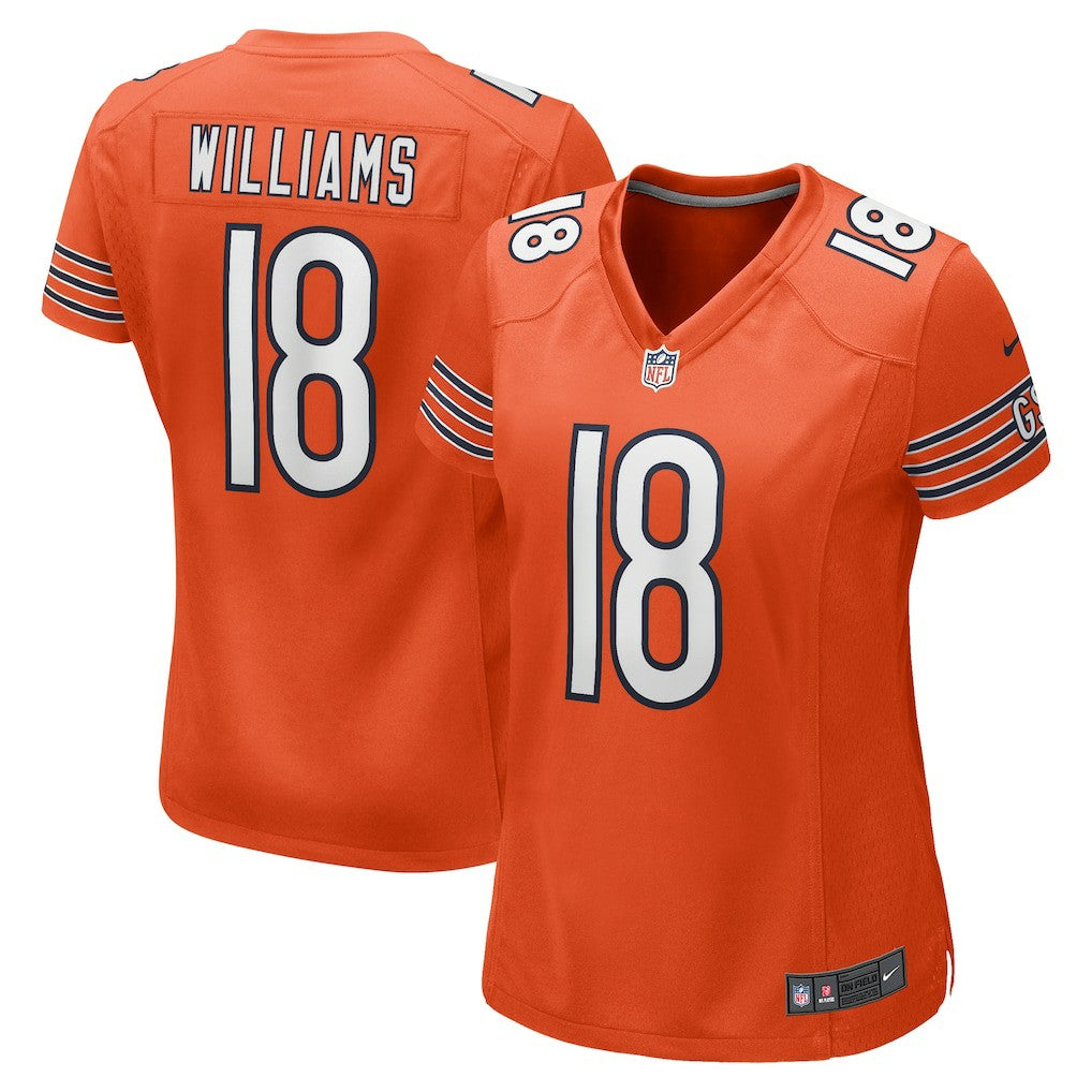 Caleb Williams Chicago Bears Women's Alternate Game Jersey - Orange - Nike