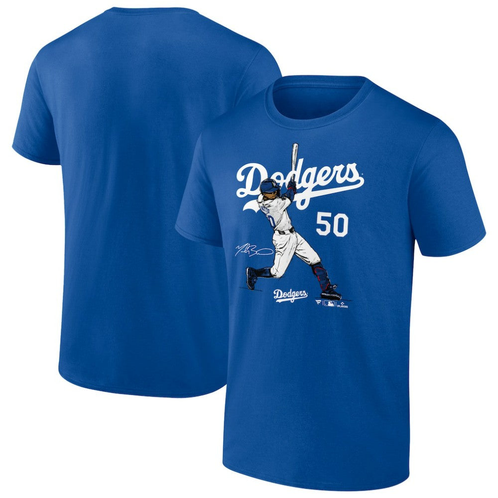 Mookie Betts Los Angeles Dodgers Player Swing T-Shirt Online