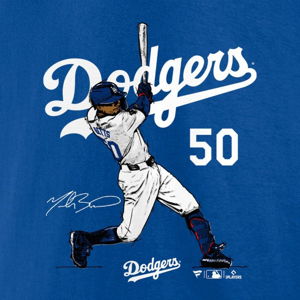 Mookie Betts Los Angeles Dodgers Player Swing T-Shirt Online