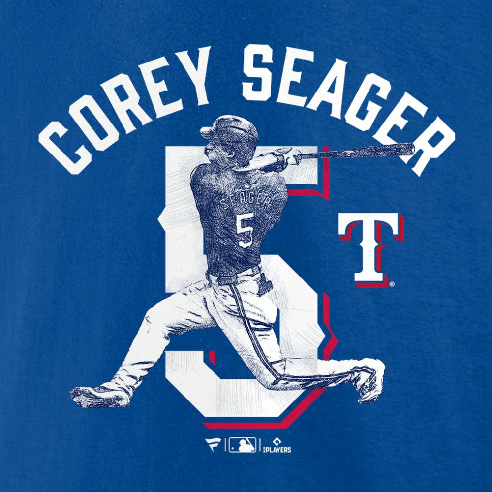 Corey Seager Texas Rangers Player Swing T-Shirt Outlet
