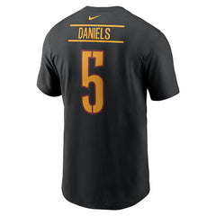 Jayden Daniels Washington Commanders Player Name & Number T-Shirt - Black - Nike