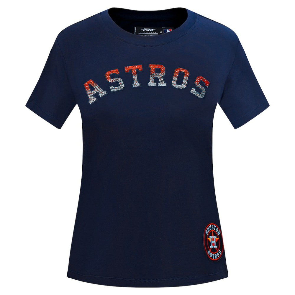 Houston Astros Pro Standard Women's Rhinestone Slim Fit T-Shirt Near Me