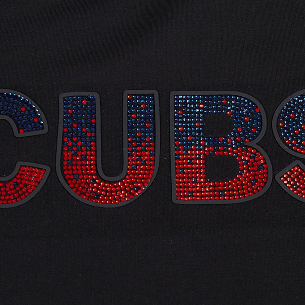 Chicago Cubs Pro Standard Women's Rhinestone Slim Fit T-Shirt Outlet