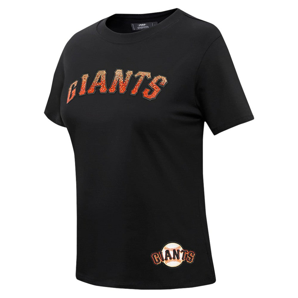 San Francisco Giants Pro Standard Women's Rhinestone Slim Fit T-Shirt Sale