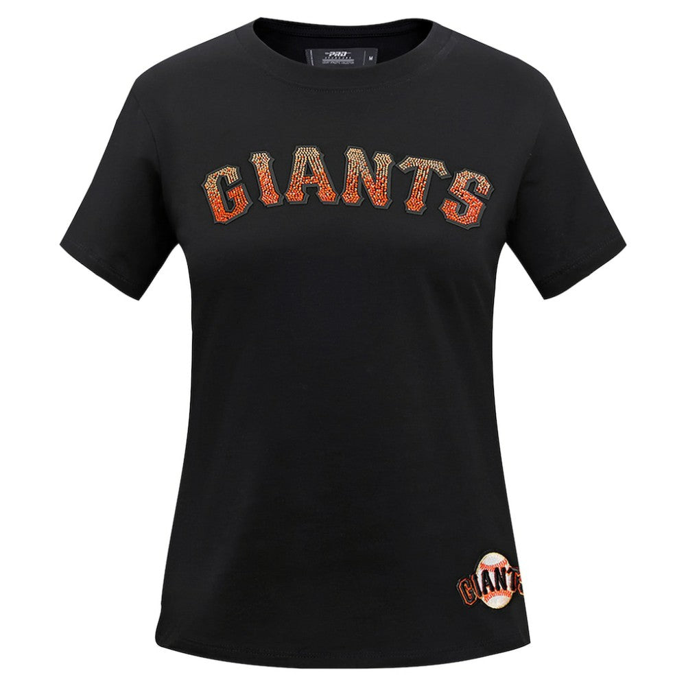 San Francisco Giants Pro Standard Women's Rhinestone Slim Fit T-Shirt Sale