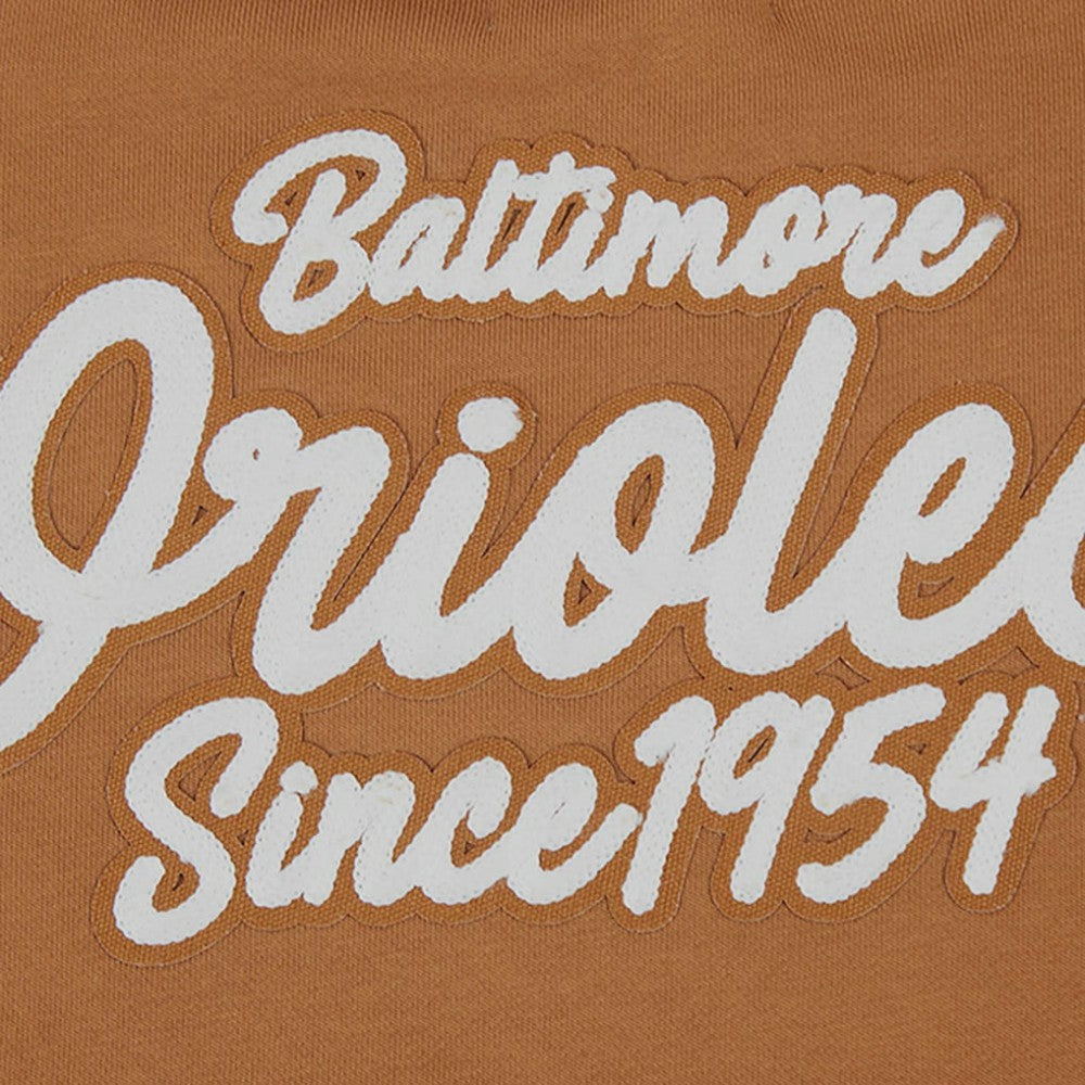 Baltimore Orioles Pro Standard Women's Paint The City Pullover Cropped Sweatshirt Near Me